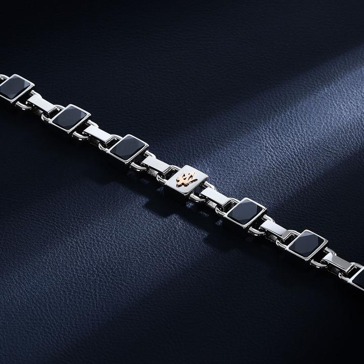 Immagine prodotto Maserati Bracciale in ceramica (22 cm, Acciaio inossidabile, Ceramica)