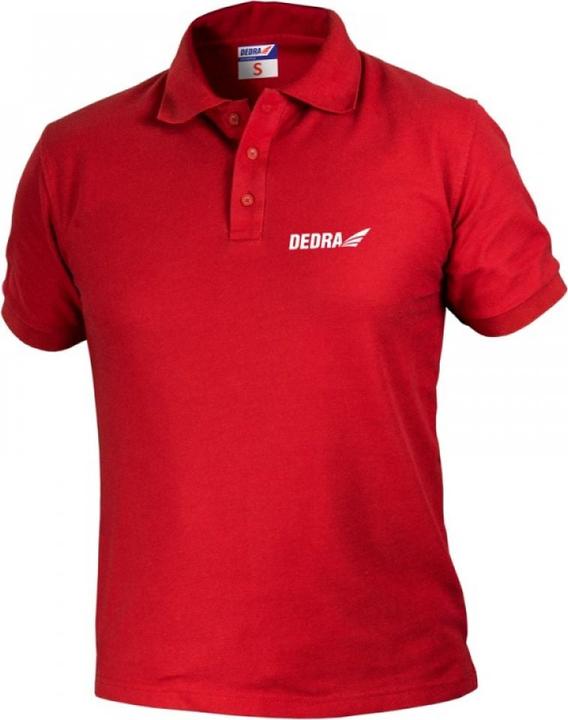 Produktbild Dedra Rotes Herren-Poloshirt XL (BH5PC-XL) (XL)