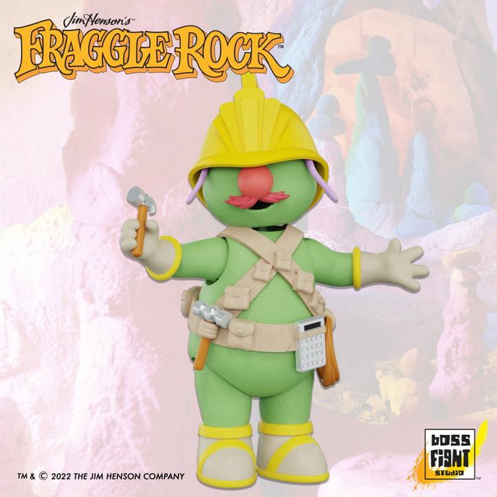 Actual product image Boss Fight Studio Fraggle Rock Flange Doozer action figure