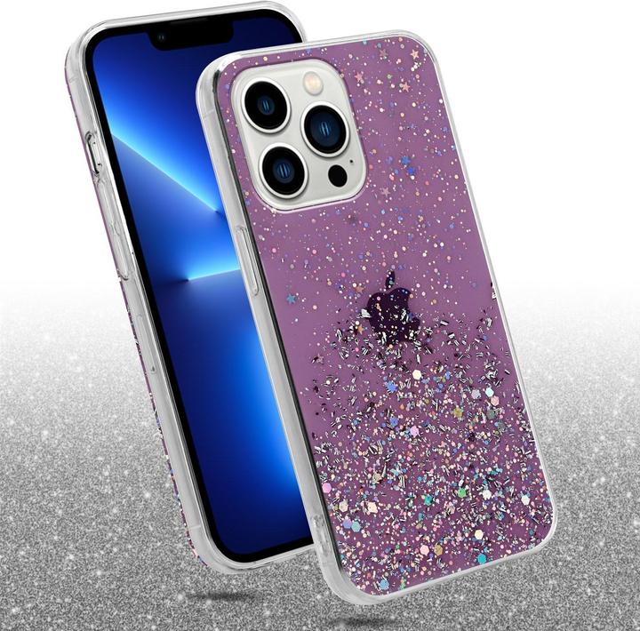 Produktbild Cadorabo TPU Cover funkelnder Glitter (Apple iPhone 13 Pro Max)