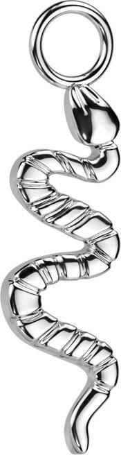 Produktbild Star Piercing Anhänger silber Schlange (ohne Messing, Titan G23)