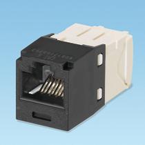 Produktbild Panduit UTP RJ45 TG-MiniJack kat 6, Black, White