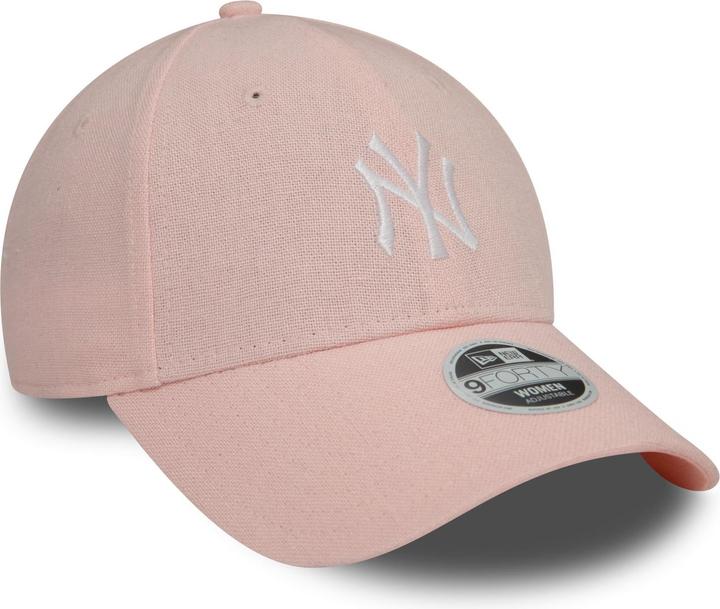 Produktbild New Era 9Forty Damen Cap - Leinen New York Yankees Rosa