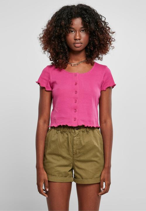 Image du produit Urban Classics Tee-shirt femme croisé à côtes - 12114 (XXL)