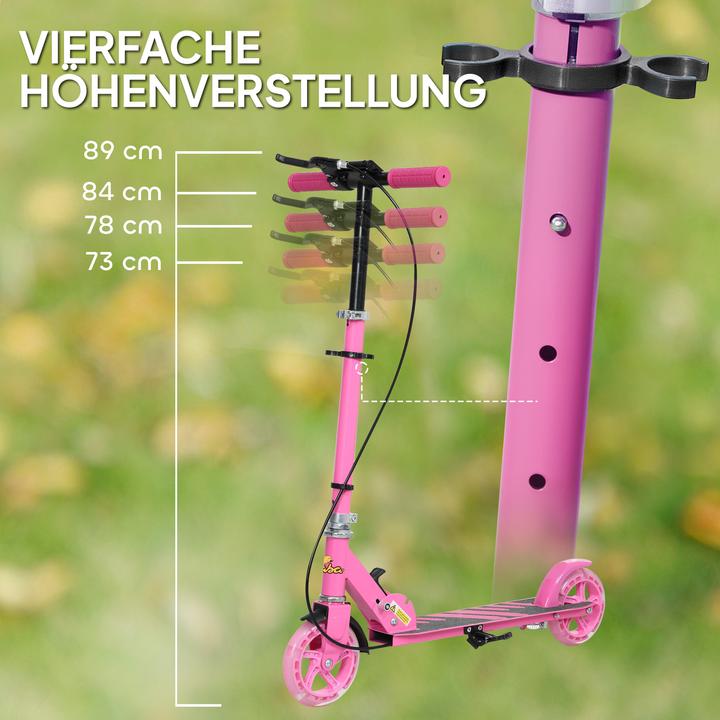 Image du produit Aiyaplay Kinderscooter Kunststoff, Metall Rosa