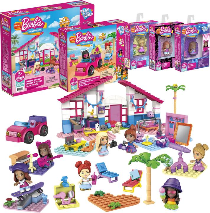 Produktbild Mega Bloks Mega Construx - Barbie-Spielset-Bundle