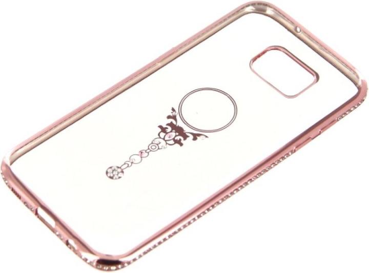 Produktbild OEM TPU Case Bling Rosegold Samsung S7 Edge-beauty (Samsung Galaxy S7 Edge)