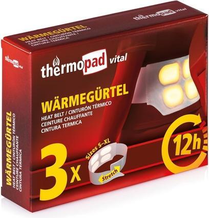 Image du produit Thermopad Lot de 3 ceintures chauffantes (3 x, 380 g)