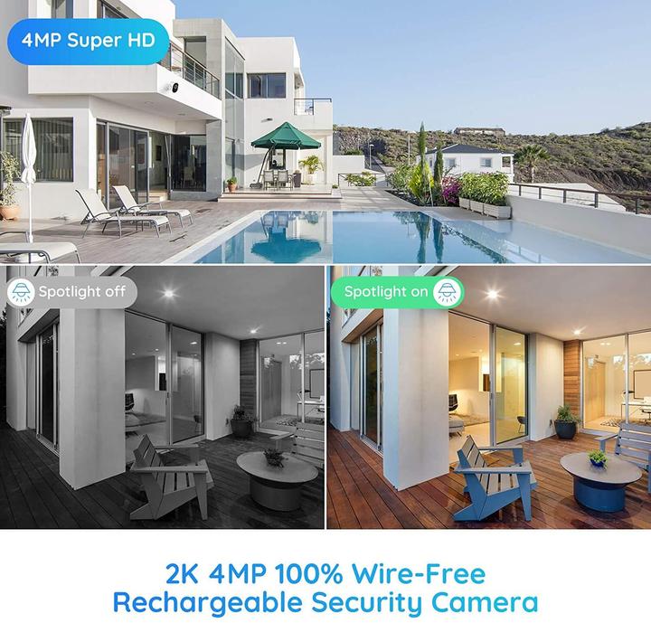 Image du produit Reolink Argus Series B330+Solar Panel+64GB SD Card-5MP (2560 x 1440 Pixels)