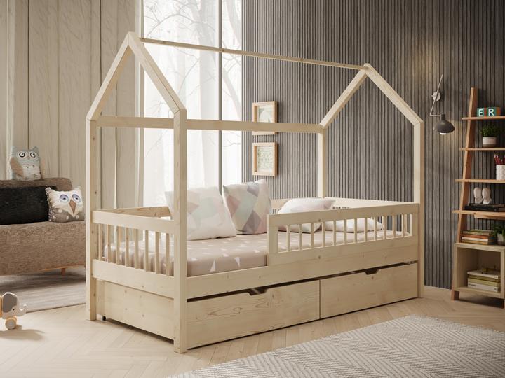 Produktbild ADRK Furniture Hausbett Galicja mit Matratze (180 x 80 cm)