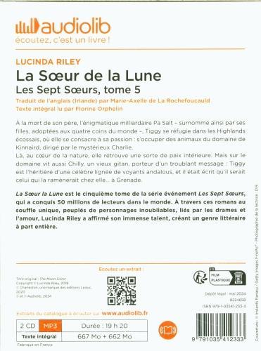 Actual product image Les sept soeurs. Tome 5: La soeur de la lune (Riley Lucinda, French)