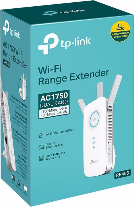 Immagine prodotto TP-Link RE455 (1300 Mbit/s, 450 Mbit/s)