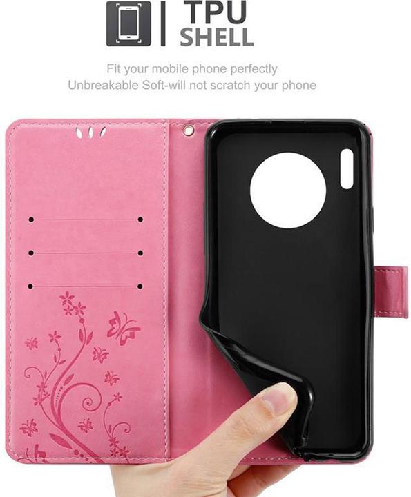 Productafbeelding Cadorabo Bloemen Boekomslag (Huawei Mate 30 Pro)