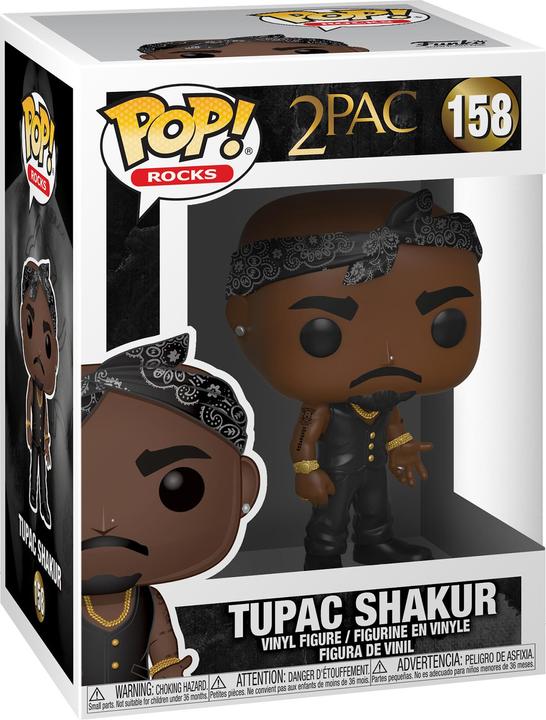 Actual product image Funko POP! - Tupac: Shakur (Black Vest)