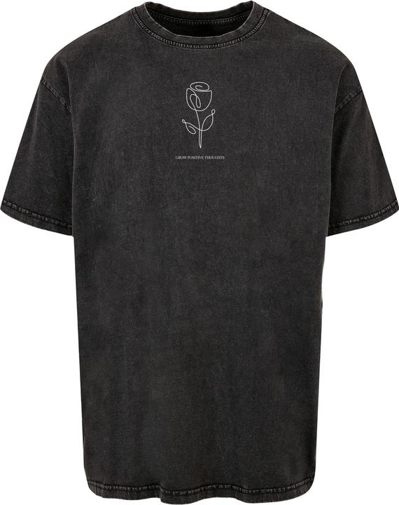 Merchcode Spring - Tulip Flower Acid Washed Heavy Oversized Tee - 116463 (L)