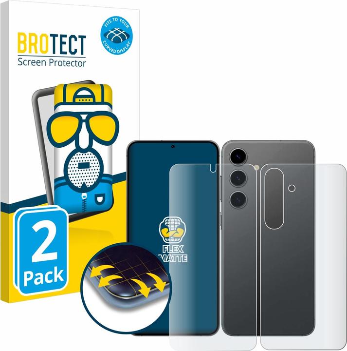 Image du produit BROTECT Protection d'écran Full-Cover Mat (2 pièce(s), Samsung Galaxy S24+)