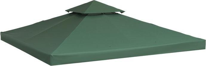 Actual product image Swisshandel24 Replacement roof pavilion roof for metal pavilion garden pavilion party tent garden tent polyester (300 cm, 300 cm)