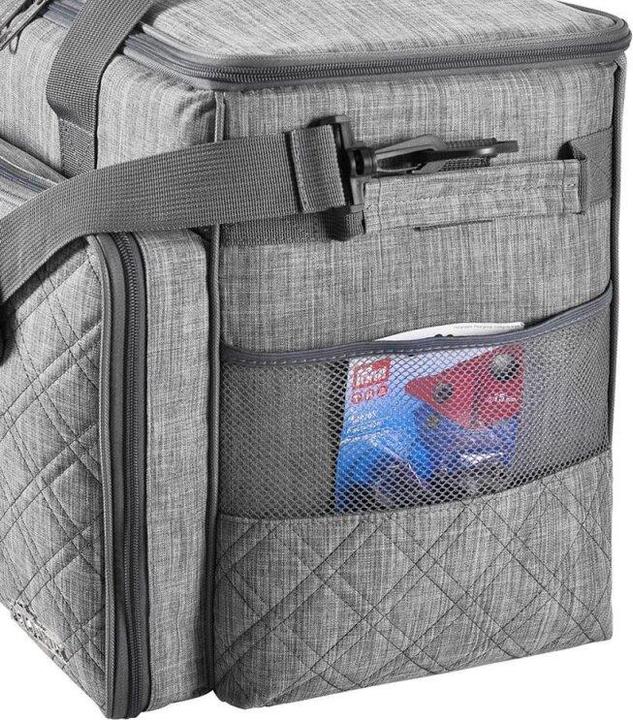 Produktbild Phönix Nähmaschinentasche Quilt Design grau