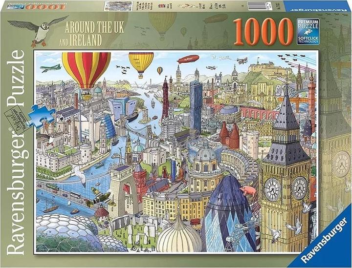 Image du produit Ravensburger Puzzle 1000 Autour des îles britanniques