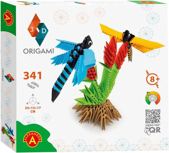 Produktbild Selecta Spielzeug ORIGAMI 3D - Libellen, 341-tlg. (341 Teile)