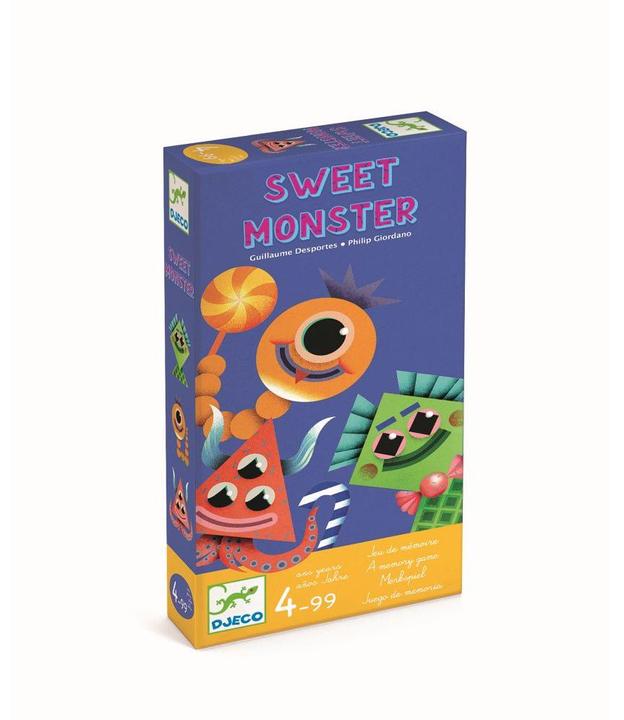 Actual product image Djeco Sweet Monster (German, French, Italian, English)