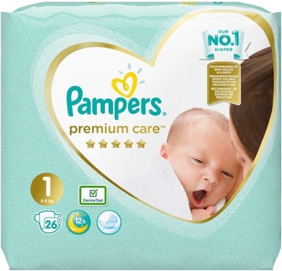 Actual product image Pampers Premium Care (Size 1, Pack, 26 Piece)