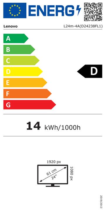 Energie-Label Lenovo L24m-4A (1920 x 1080 Pixel, 23.80")