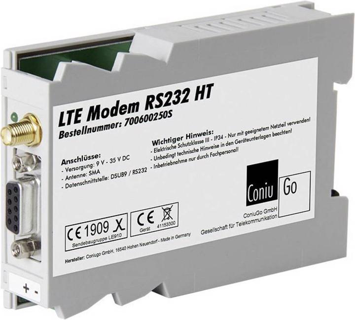 Produktbild Coniugo 700600250S LTE Modem 9 V/DC, 12 V/DC, 24 V/DC, 35 V/DC