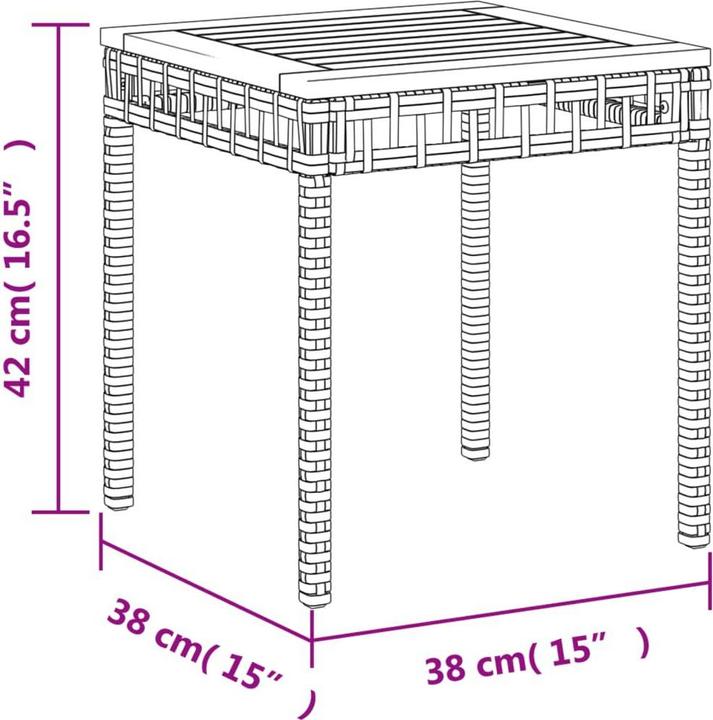 Produktbild VidaXL Gartentisch (38 cm)