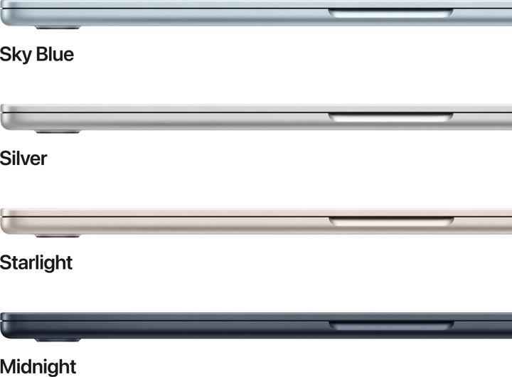 Actual product image Apple MacBook Air – 2025 (15.30", M4, 24 GB, 256 GB, DE)