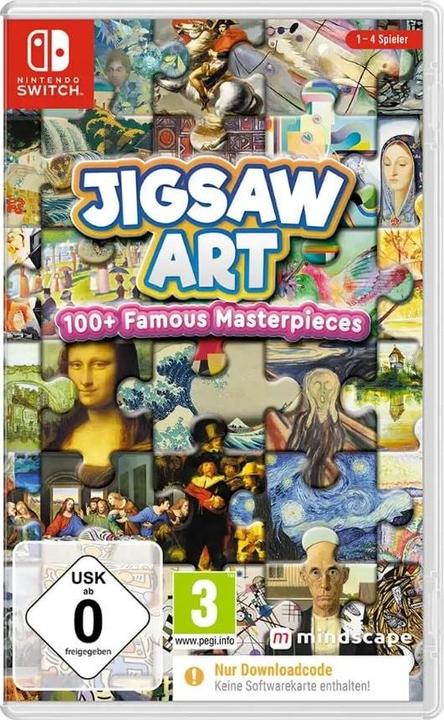 Actual product image Mindscape Jigsaw Art: 100+ Famous Masterpieces (Switch, Switch Lite, Switch OLED, DE)