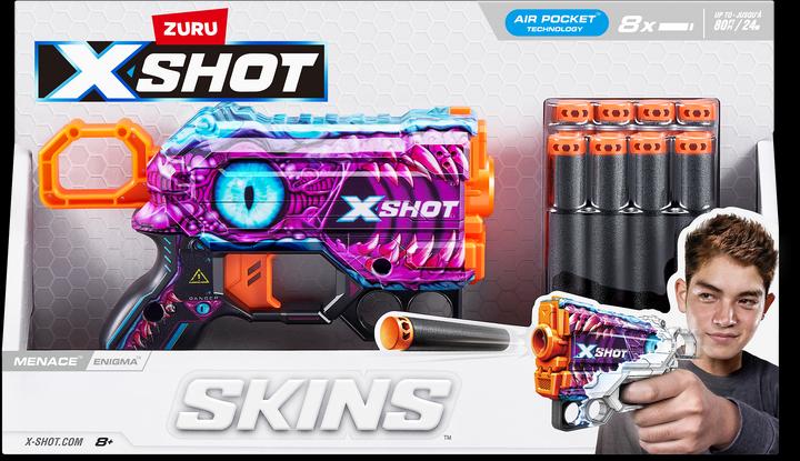 Actual product image Xshot Skin Menace 8 Dart Gun