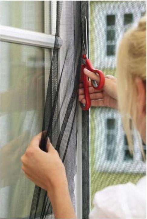 Actual product image tesa Insect screen COMFORT for windows, with Velcro tape, self-adhesive, without drilling (120 x 240 cm)