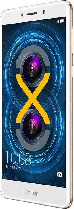 Produktbild Honor 6x (32 GB, Gold, 5.50", Hybrid Dual SIM, 12 Mpx, 4G)