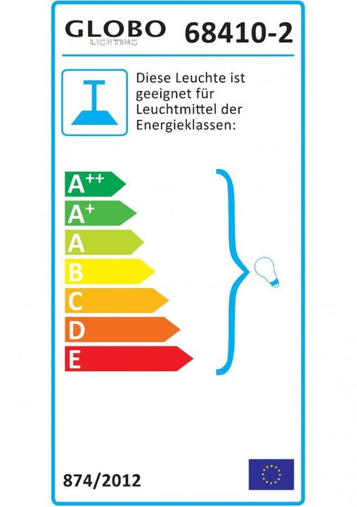 Energie-Label Globo Hängeleuchte Aries (E27)