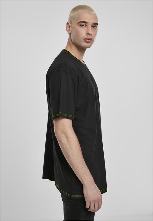 Actual product image Urban Classics Heavy Oversized Contrast Stitch Tee (S)