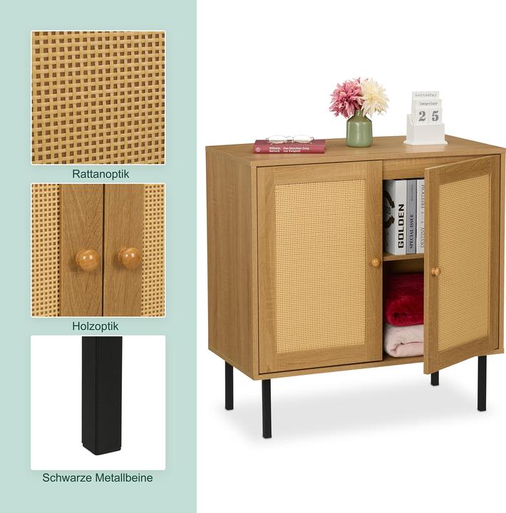 Produktbild Relaxdays Kommode (80 x 40 x 80 cm)