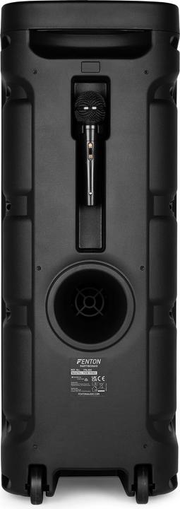 Image du produit Fenton Partybox - Track610 portable speaker met Bluetooth - Karaoke set met microfoon (10 h, Fonctionnement sur batterie)