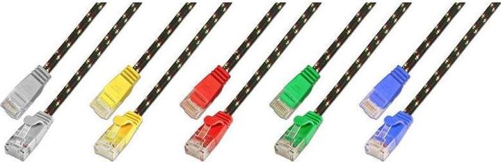 Image du produit Wirewin Câble réseau avec gaine en nylon (UTP, CAT6, 2 m)