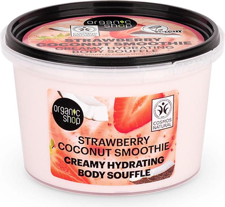 Produktbild Organic Shop Strawberry Coconut Smoothie Creamy Hydrating Body Souffle 250ml (Körpercreme, 250 ml)