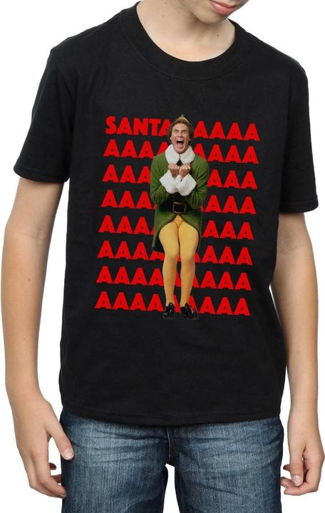 Immagine prodotto Elf Buddy Santa Scream Maglietta Ragazzi (116)