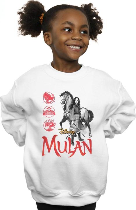 Produktbild Disney Mulan Movie Horse Pose Sweatshirt Mädchen (152, 158)