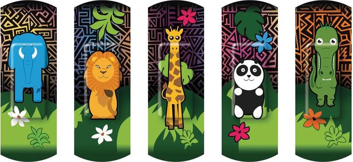 Actual product image 3M Display children's plaster Happy Kids Animals 12 pieces (12 x)