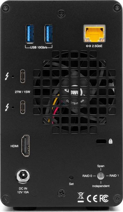 Produktbild OWC 12TB Gemini - Thunderbolt (USB-C) Dock and Dual-Drive HDD RAID External Storage Solution (12 TB)