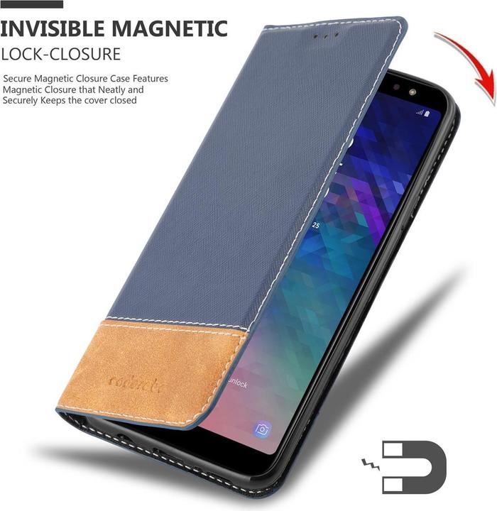 Immagine prodotto Cadorabo X-Wallet Copertura della tuta in ecopelle (Samsung Galaxy A6+)