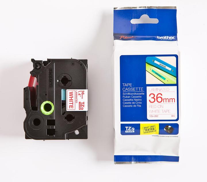 Actual product image Brother P-Touch (3.60 cm, Red)