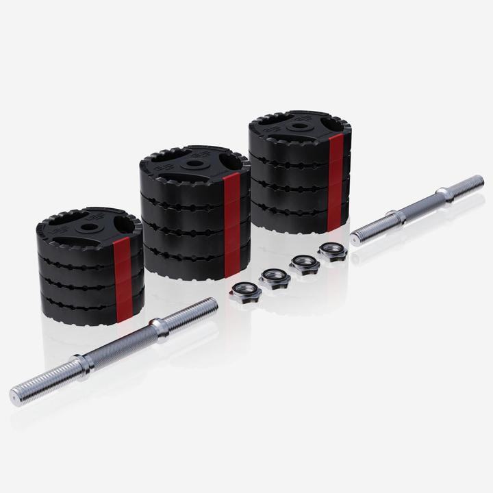 Immagine prodotto Gorilla Sports set di manubri (8 x 2,5 kg, 4 x 1,25 kg)