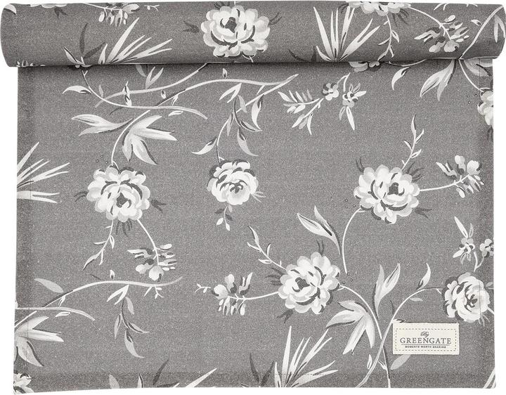 Image du produit Greengate Table runner Aslaug gris foncé (140 x 45 cm)