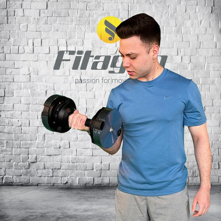 Produktbild Fitagon Verstellbare Kurzhantel Pro (1 x 24 kg)