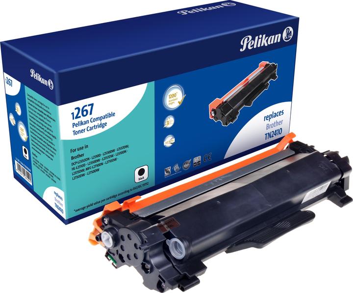Actual product image Pelikan Toner Brother TN-2410 black 1200 pages remanufactured - Remanufactured - Toner